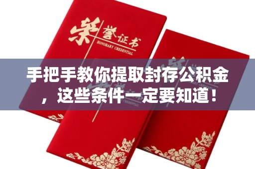 全国手把手教你提取封存公积金,这些条件一定要知道!