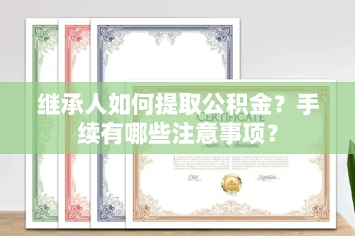 全国继承人如何提取公积金?手续有哪些注意事项?